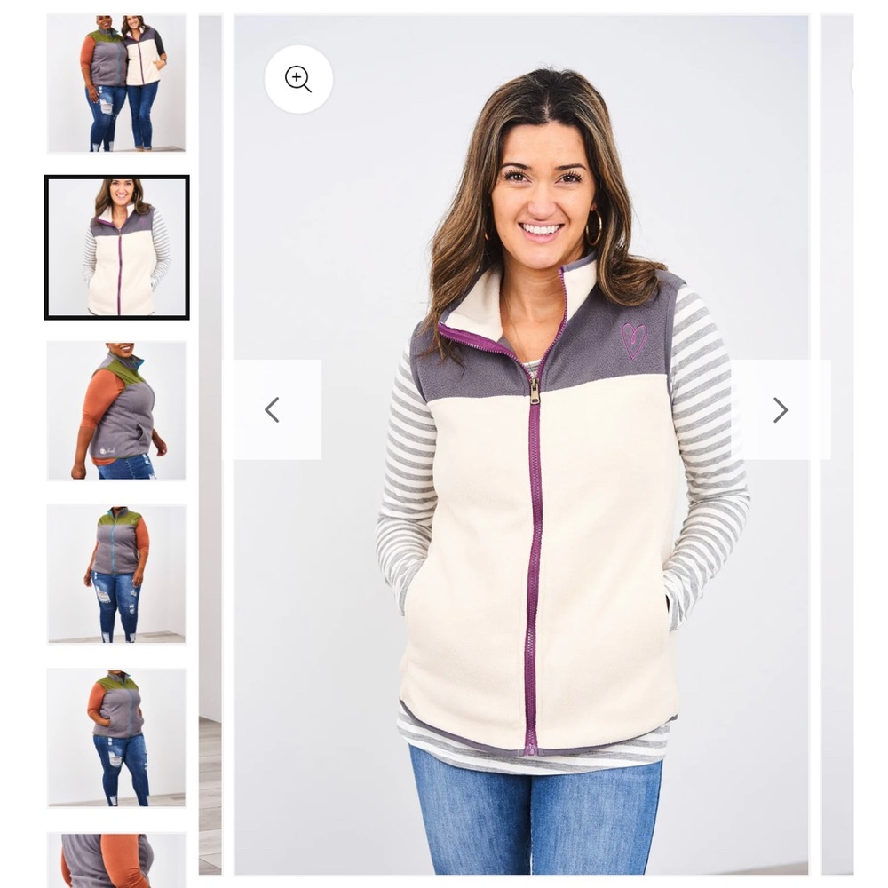 Latched mama limited edition bee kind vest ivory/gray